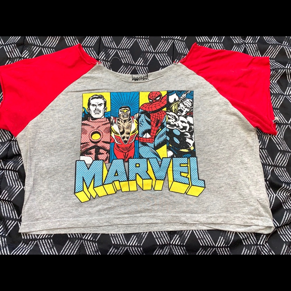 Marvel Graphic Crop Top